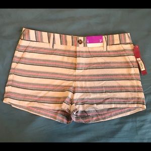 Merona Striped Linen Shorts 8